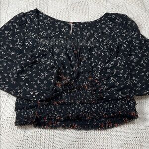 Free People Printed Lolita top